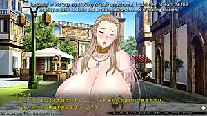 Big-titted eroge takes control in this Hentai video